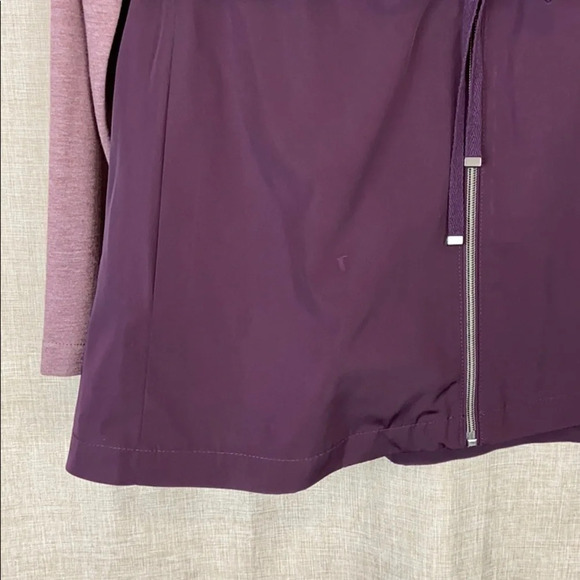LOGO By Lori Goldstein Women’s US 2 Lightweight Tie Waist Full Zipper Jacket - Picture 9 of 9